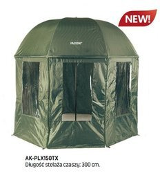 PARASOL WĘDKARSKI Z PEŁNĄ OSŁONĄ 150TX - STELAŻ 300CM JAXON AK-PLX150TX