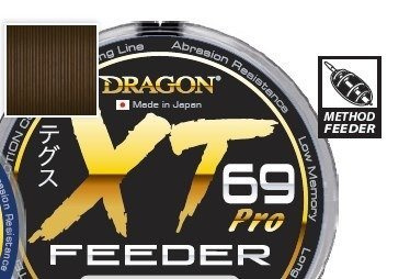 Żyłka  XT69 PRO FEEDER / Made In Japan 125 m 0.20 mm/5.40 kg ciemnobrązowa    DRAGON PDF-33-31-020