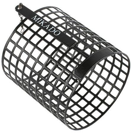 (R) KOSZYCZEK ZANĘTOWY OKRĄGŁY XL (50x57)  - CZARNY - op.1szt MIKADO AMKZ-05-01-B