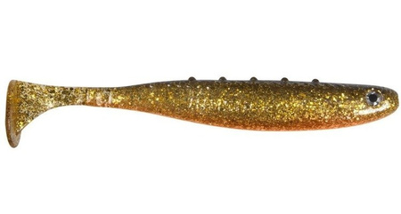 V-LURES Aggressor - GOLDEN STORM  4"/10cm 3szt./bag CLEAR/BLACK gold orange    DRAGON CHE-AG40S-20-127