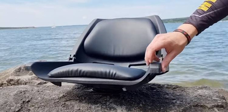 FOTEL OBROTOWY, SIEDZISKO SKŁADANY NA ŁÓDKĘ, PONTON - op.1szt. MIKADO IS15-TB050