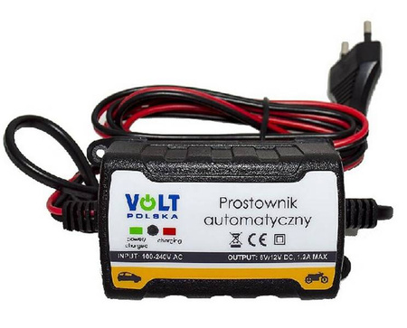 ŁADOWARKA DO AKUMULATORA ŻELOWEGO 6/12V 1,2A 1SZT JAXON AK-BA505