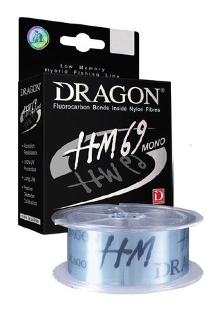 Żyłka HM69 Pro 0.251 mm/7.15 kg jasnoniebieska 150 m DRAGON PDF-30-02-225