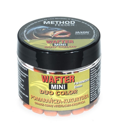 WAFTER DUO MINI METHOD FEEDER 6MM POMARAŃCZA/CZEKOLADA 15G JAXON FM-WMD06