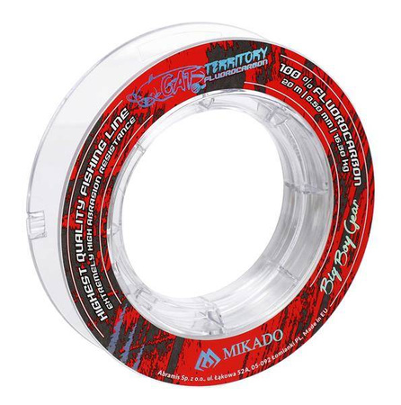 ŻYŁKA FLUOROCARBON NA SUMA CAT TERRITORY 1.20mm\78.00kg\20m - 1szp. MIKADO ZFCT-20-120