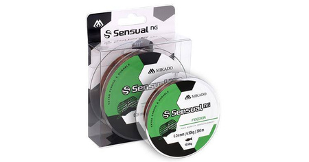 ŻYŁKA - SENSUAL N.G. FEEDER 0.22mm/9kg/300m - BRĄZOWA - op.1szp. MIKADO ZSN300-300-022