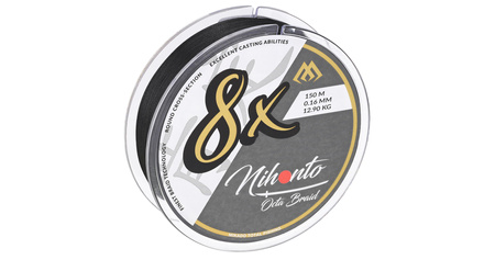 PLECIONKA - NIHONTO OCTA BRAID - 0.06mm/4.15kg/150m - CZARNA - op.1szp. MIKADO Z24B-006
