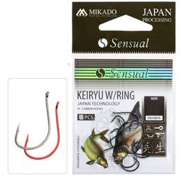 HACZYK DO ROBAKA Z KUKURYDZĄ SENSUAL - KEIRYU W/RING Nr 10 BN - torebka 10szt. MIKADO HS10078-10B