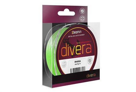 PLECIONKA FEEDEROWA DIVERA Feeder / fluo zielony 0,12mm 5,4kg 150m Delphin (101001344)