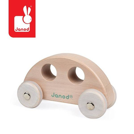 Drewniane pojazdy Sweet Cocoon, opakowanie zbiorcze 8 sztuk (3 modele: 3+3+2), Janod