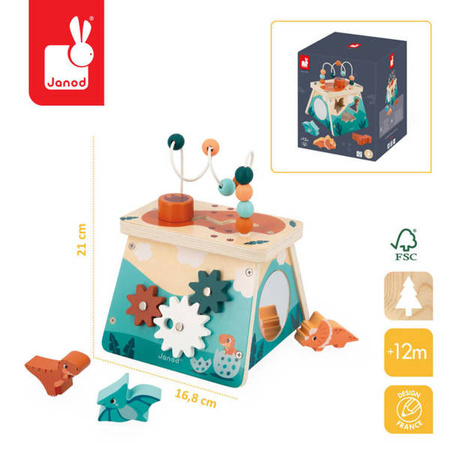 Wielofunkcyjny wulkan edukacyjny Dinozaury 12 m+, Janod