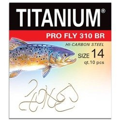 Haczyk Titanium PRO FLY (10 szt.), rozm. 14 Robinson 02-P-310BR-14