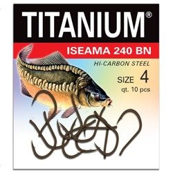 Haczyk Titanium ISEAMA (10 szt.), rozm. 4 Robinson 02-P-240BN-04