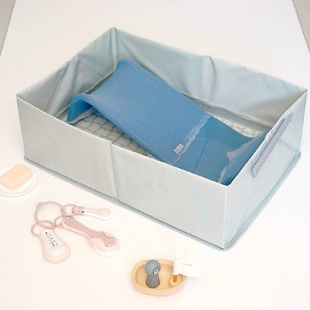 Beaba Leżaczek – wkładka do kąpieli dla niemowląt Parma Grey