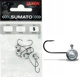 (R) GŁÓWKI JIGOWE SUMATO BLACK MICRO 4-4G 1X5SZT JAXON GJ-SA0404