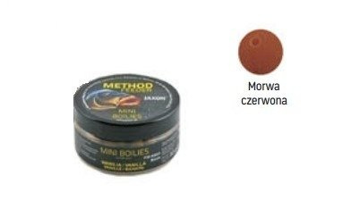 KULKI MINI JAXON METHOD FEEDER 9MM MORWA CZERWONA 50G JAXON FM-KB15