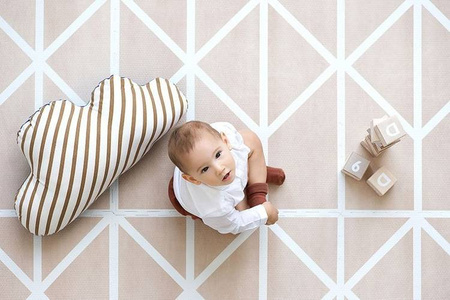 TODDLEKIND Mata do zabawy piankowa podłogowa Prettier Playmat Nordic Clay Beige