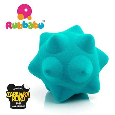 Rubbabu Zestaw 6 sensorycznych piłek z mocną fakturą (opakowanie zbiorcze 6 szt.)