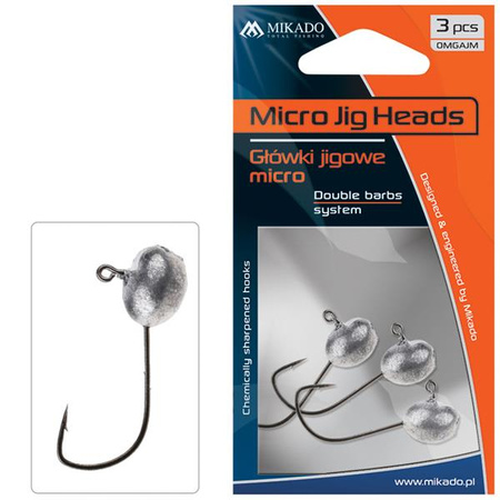 GŁÓWKA ABERDEEN JIG BN 2 g - 2 - op.3szt. MIKADO OMGAJM2-2-N