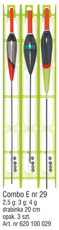 ZESTAW SPŁAWIKOWY COMBO E NR.29 OP.3SZT KONGER 620100029