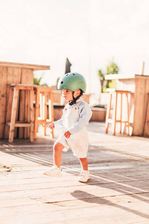 SCOOTANDRIDE Kask z odblaskami XXS-S dla dzieci 1-5 lat Forest Owl