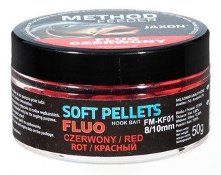 SOFT PELLETS FLUO METHOD FEEDER 8/10MM CZERWONY 50G JAXON FM-KF01