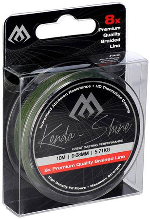 PLECIONKA KENDO SHINE GREEN 0.18mm\17.81kg\10m - op. 1szp. MIKADO