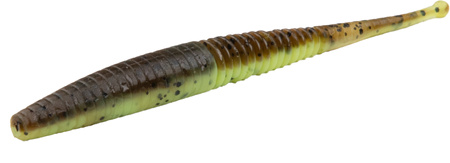 PRZYNĘTA - M-Craft WIGGLY WORM 50mm / GREEN PUMPKIN - op.10szt. MIKADO PMMW-50-GP