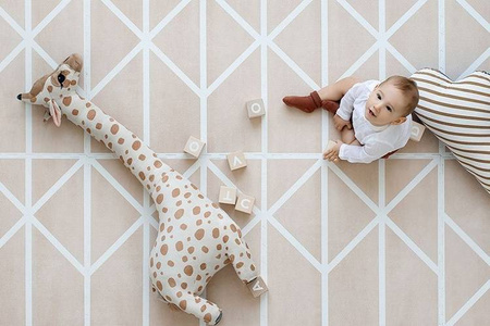 TODDLEKIND Mata do zabawy piankowa podłogowa Prettier Playmat Nordic Clay Beige