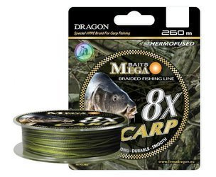 Plecionka MegaBAITS 8X CarpBraid 260 m 0.22 mm/19.50 kg camou    DRAGON PDF-44-10-922