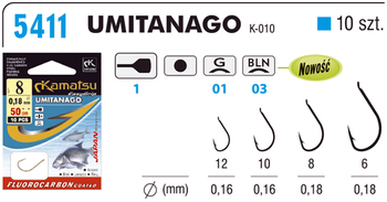 KAMATSU FC 50 UMITANAGO LESZCZ 10/0.16BLNŁ 5411 PRZYPON 541110310