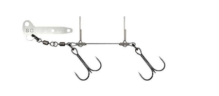 PRO PEG BLADE RIG LARGE #2 X 2 10CM 23KG 0.78MM 2PCS Savage Gear (77204)