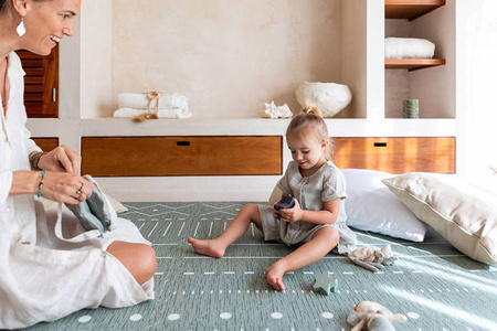 TODDLEKIND Mata do zabawy piankowa podłogowa Prettier Playmat Berber Moss