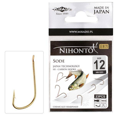 HACZYKI NA ZAWODY NIHONTO - SODE Nr 15 BR - torebka 23 szt. MIKADO HN1203-15BR