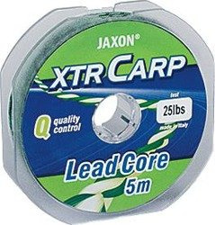 P.JAXON XTR CARP LEAD CORE GREEN/BLACK.25LBS 5M 6X1SZP JAXON ZJ-PDG25D