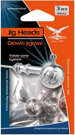 GŁÓWKA ABERDEEN JIG BN 23gr - 3/0 - op.3szt. MIKADO OMGAJL23-3/0-N