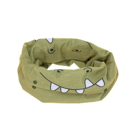Lassig Wielofunkcyjna chusta komin Flexi Loop Crocodile olive