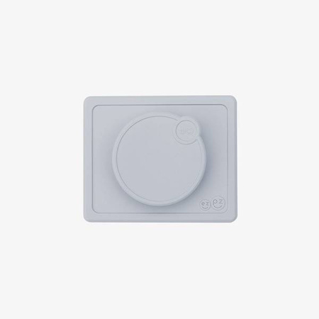 EZPZ Silikonowa pokrywka do miseczki Mini Bowl pastelowa szarość