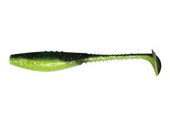 Ripper  Belly Fish PRO 2.5"/6cm 5szt./bag CHARTREUSE/BLACK silver glitter     DRAGON CHE-BF25D-30-101