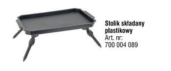 STOLIK SKŁADANY PLASTIKOWY KONGER 700004089