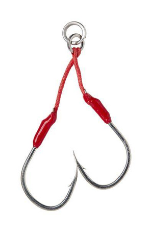 BLOODY ASSIST HOOK J # 3/0 2PCS DOUBLE ASYMMETRIC Savage Gear (78145)