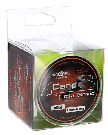 PLECIONKA - CARP OCTA BRAID - 0.20mm/18.1kg/600m -  ŻÓŁTA - op.1szp. MIKADO Z32Y-020