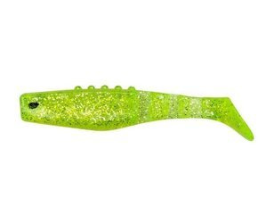 Ripper  Phantail 3.5"/8.5cm 3szt./bag CHARTREUSE silver glitter     DRAGON CHE-PT35S-30-001