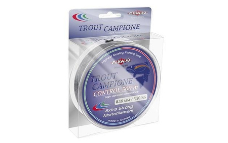 ŻYŁKA TROUT CAMPIONE CONTROL LINE 0.26mm\6.60kg\500m Szara - 1szp. MIKADO ZMTC-C-026