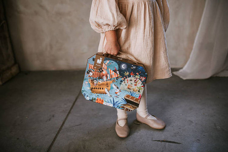 Puzzle w walizce Wyprawa po skarb 36 elementów 4+ Made in France, Janod