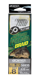(R) PRZYPON OWNER METHOD FEEDER FDB-02 HACZYK 8+PLECIONKA 0,15 MM 1X6SZT HO-FDB0208