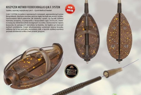 KOSZYCZEK METHOD FEEDER "DOUGLAS" Q.M.F. SYSTEM L 50 g - op.1szt
