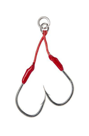 BLOODY ASSIST HOOK J # 2/0 2PCS DOUBLE ASYMMETRIC Savage Gear (78144)
