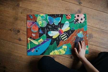 Mudpuppy Puzzle świecące w ciemności Insekty 100 elementów 5+