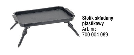 STOLIK SKŁADANY PLASTIKOWY KONGER 700004089